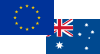 ユーロ/オーストラリア国旗