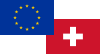 ユーロ/スイス国旗