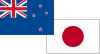 ニュージーランド/日本国旗