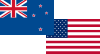 ニュージーランド/アメリカ国旗